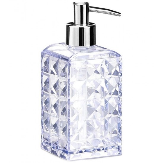 Porta Sabonete Liquido Diamante Ps Cristal em Acrílico